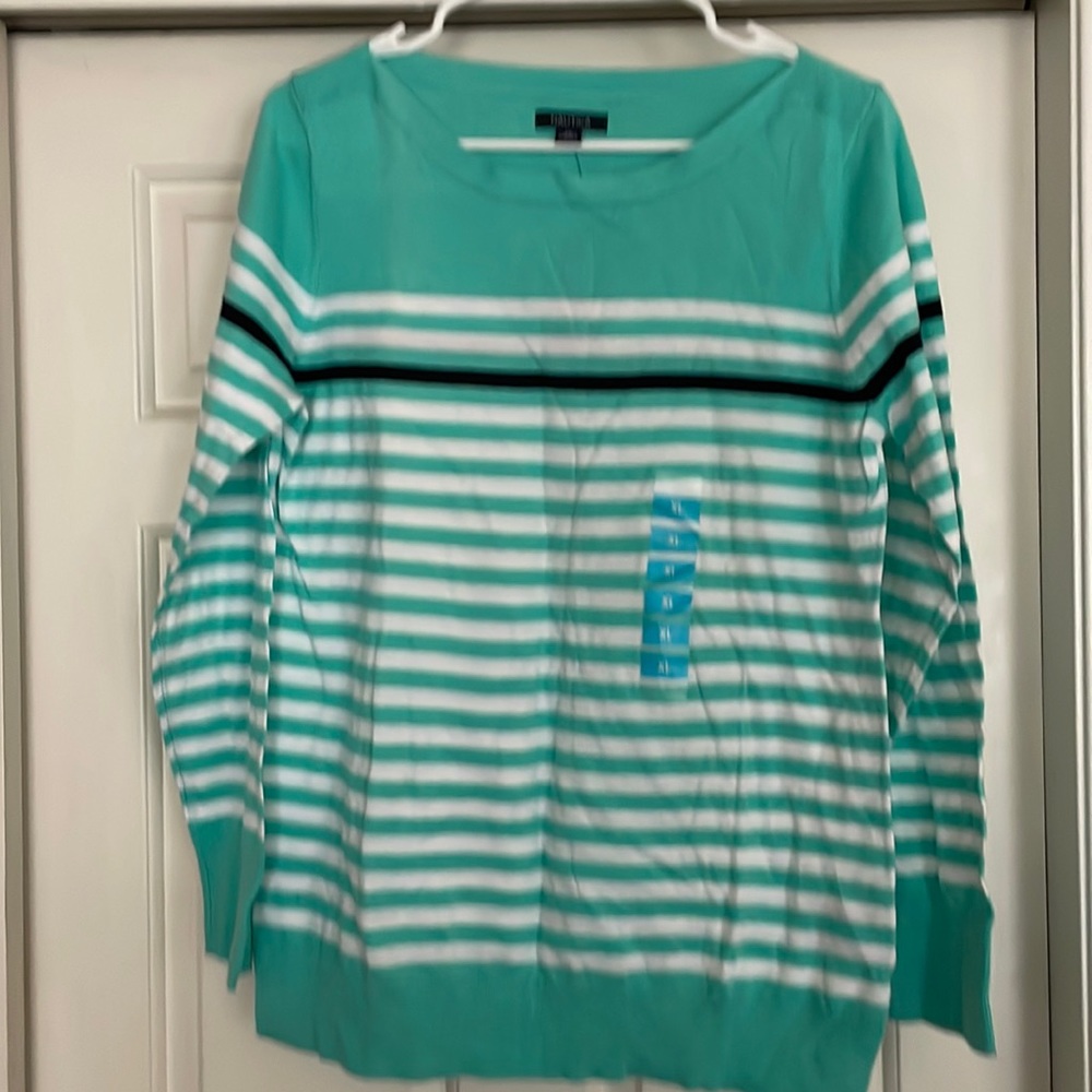 NWT Nautica Striped lightweight sweater XL